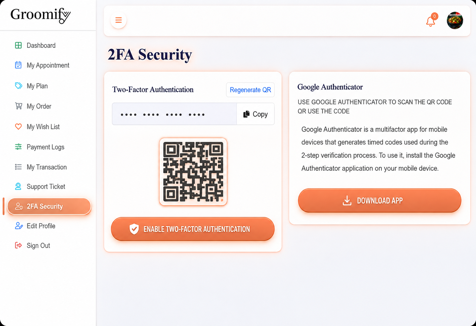 Two-Factor Account Authentication