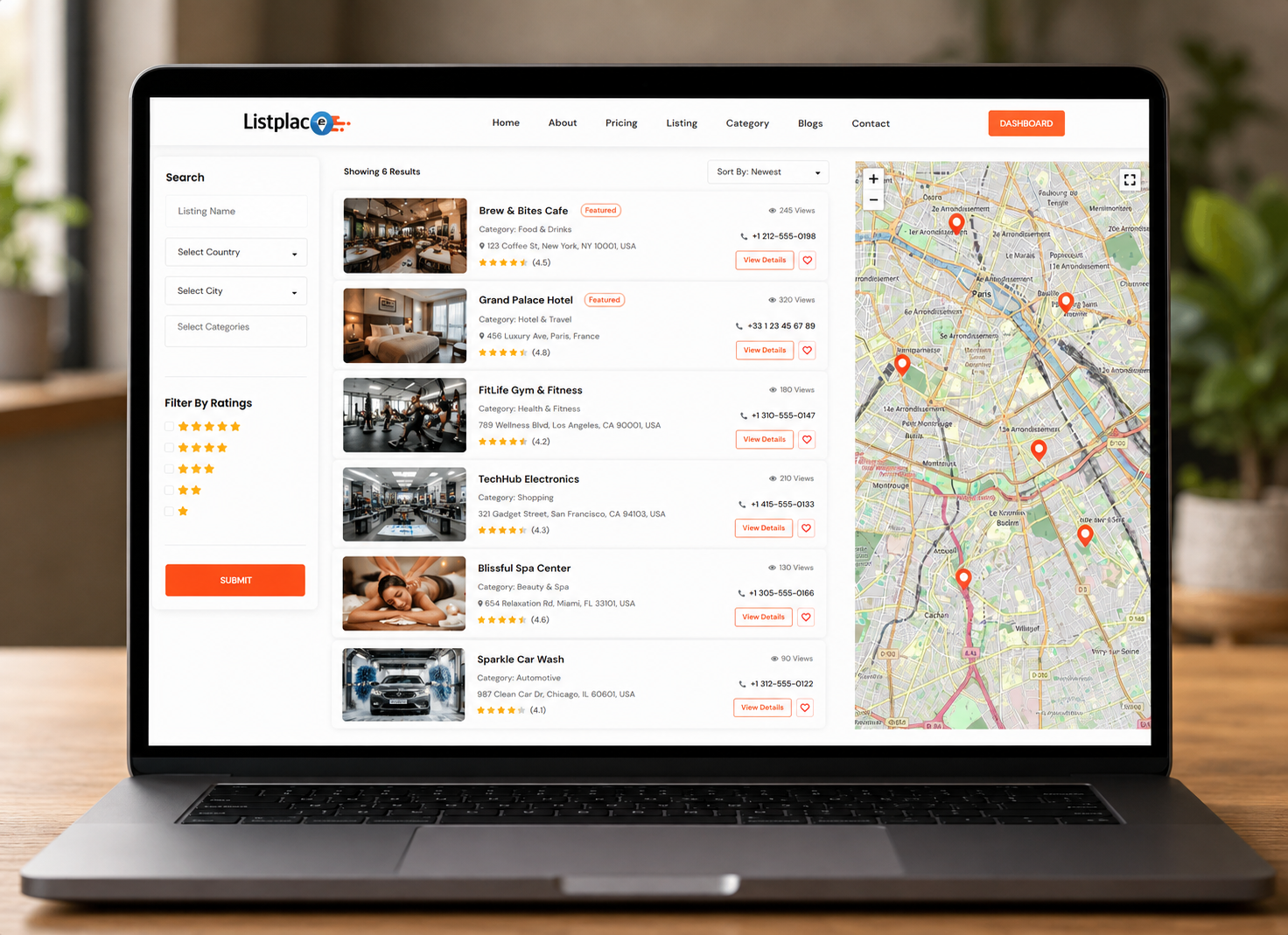 ListPlace Directory Platform