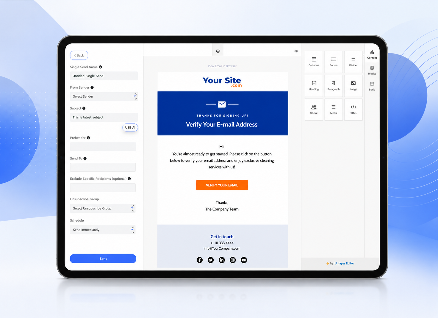 SwiftSend Email Marketing Platform